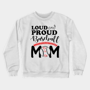 Baseball mom Crewneck Sweatshirt